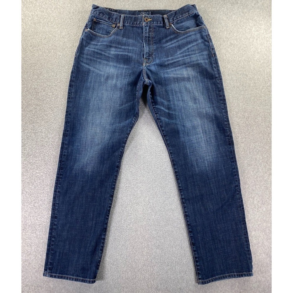 Lucky Brand 329 Classic Straight Jeans Mens‎ 38x34 Blue Denim Preppy Modern